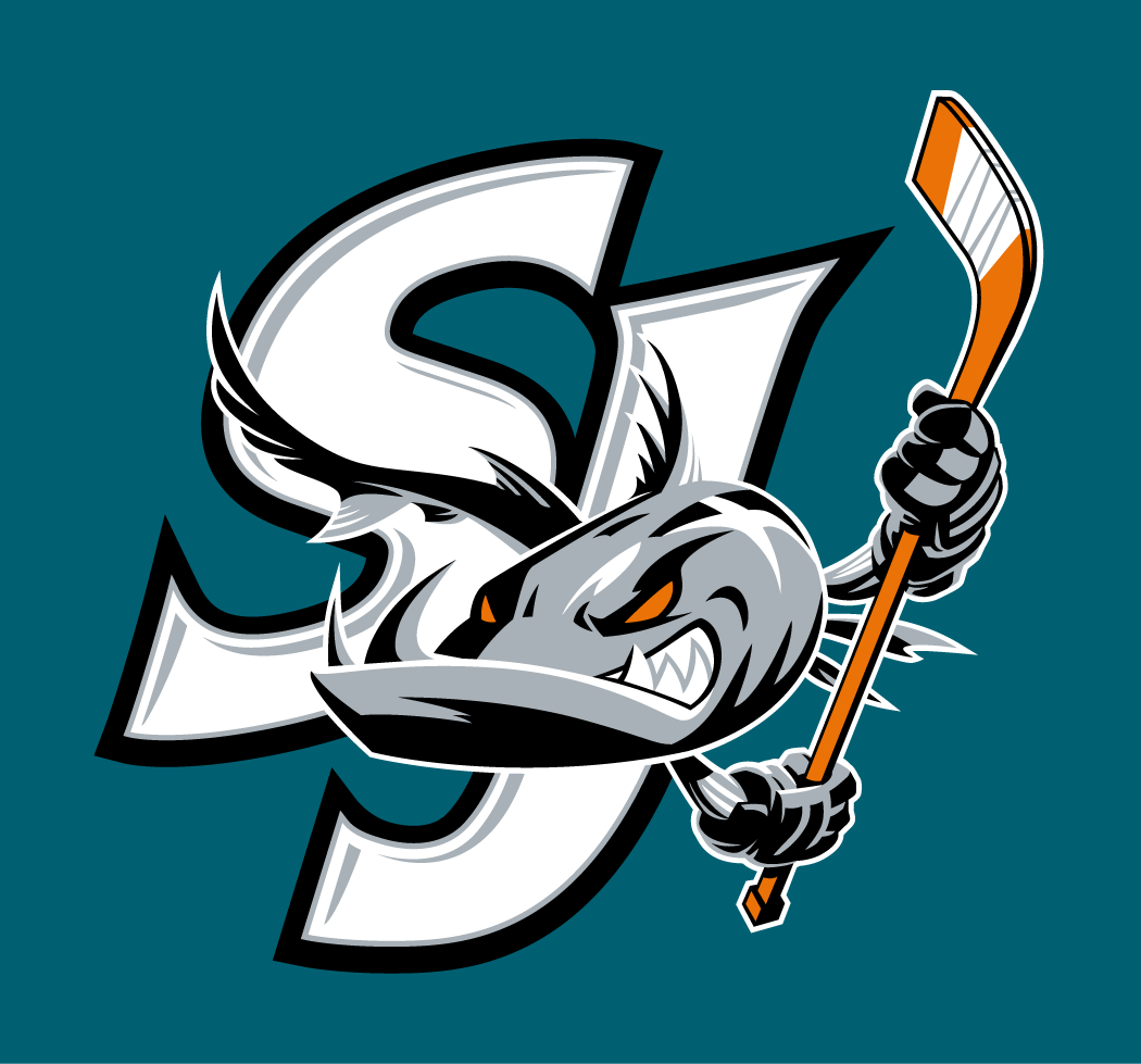 San Jose Barracuda 2015 16-2017 18 Alternate Logo 2 decal supplier